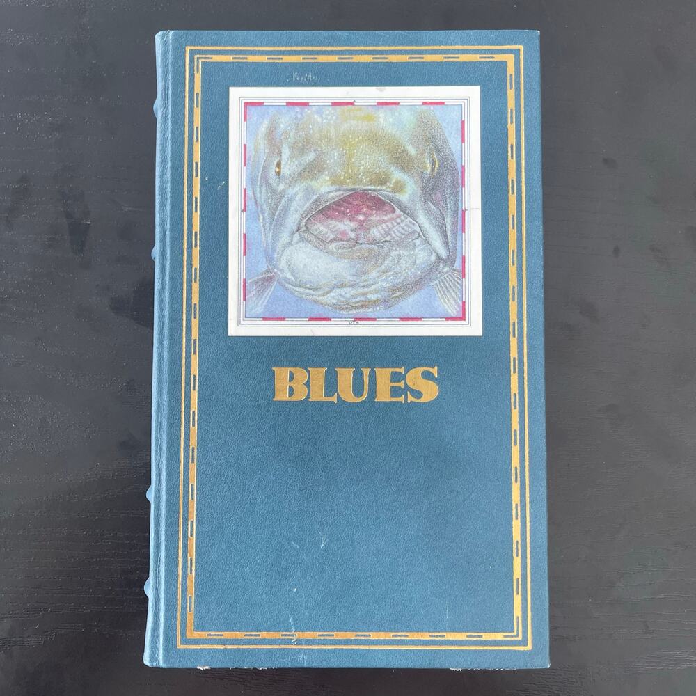 Blues By John Hersey Franklin Library 1987 Book Vintage Signed First Edition
